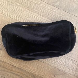 NWOT Stoney Clover black velvet pouch